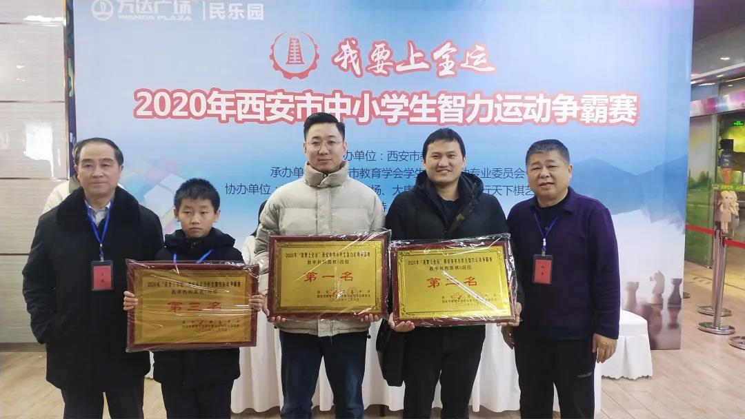 获奖啦！2020西安市中小学生智力运动争霸赛中惒围棋荣获3项团体冠军！
